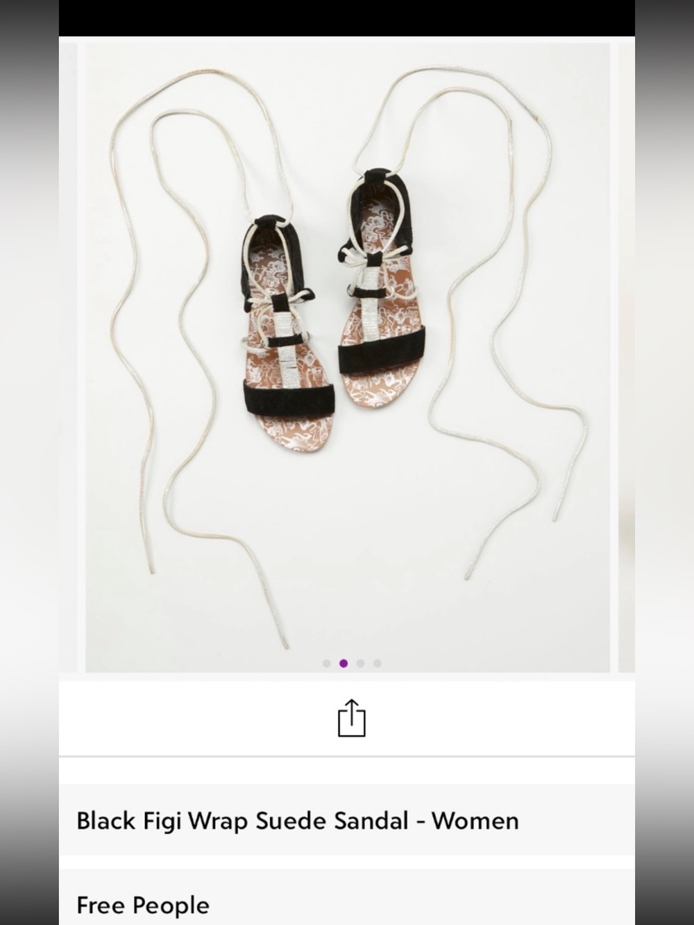 NIB Free People Fiji sandals size 8